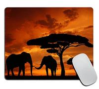 Mouse Pad Mother and African Elephants Mouse Mat Study 25x30cm