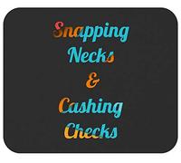 Mouse Pad Motivational Snapping Necks Cashing Checks Entrepreneur Hustler Mouse Mats Soft Mousepad Non-Slip Desk Mat For Computers Home Office 25X30CM