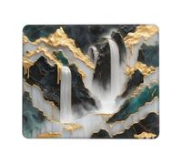 Mouse Pad Mountain Range Small Mouse Mat 30 x 25cm with Non-Slip Rubber Base, Waterproof Mousepad, Gaming Mousemat for Women Kids Men Laptops Keyboard Tray Home Traveling Office Accessories D-786