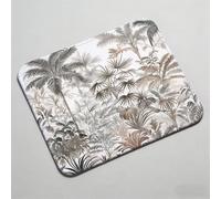 Mouse Pad, Mouse Mat 11.42 x 9.45 inch x3mm, Non Slip Rubber Base Desk Mat, Improved Precision and Speed, Desk Mats Stitched Edges, Waterproof, Mouspad for Office and Home Retro coconut trees 0O-288