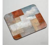 Mouse Pad, Mouse Mat 11.42 x 9.45 inch x3mm, Non Slip Rubber Base Desk Mat, Improved Precision and Speed, Desk Mats with Stitched Edges, Waterproof, Mouspad for Office and Home Nordic Simple 0O-72