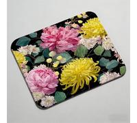 Mouse Pad, Mouse Mat 11.42 x 9.45 inch x3mm, Non Slip Rubber Base Desk Mat, Improved Precision and Speed, Desk Mats with Stitched Edges, Waterproof, Mouspad for Office and Home flower rural 0O-472