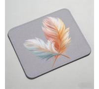 Mouse Pad, Mouse Mat 11.42 x 9.45 inch x3mm, Non Slip Rubber Base Desk Mat, Improved Precision and Speed, Desk Mats with Stitched Edges, Waterproof, Mouspad for Office and Home grey modern 0O-524