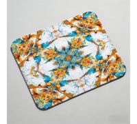 Mouse Pad, Mouse Mat 12.6 x 10.24 inch x3mm, Non Slip Rubber Base Desk Mat, Improved Precision and Speed, Desk Mats with Stitched Edges, Waterproof, Mouspad for Office and Home Bohemia dream 0O-90