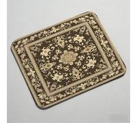 Mouse Pad, Mouse Mat 12.6 x 10.24 inch x3mm, Non Slip Rubber Base Desk Mat, Improved Precision and Speed, Desk Mats with Stitched Edges, Waterproof, Mouspad for Office and Home Bohemia Brown 0O-78