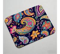 Mouse Pad, Mouse Mat 12.6 x 10.24 inch x3mm, Non Slip Rubber Base Desk Mat, Improved Precision and Speed, Desk Mats with Stitched Edges, Waterproof, Mouspad for Office and Home Bohemia color 0O-82