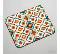 Mouse Pad, Mouse Mat 12.6 x 10.24 inch x3mm, Non Slip Rubber Base Desk Mat, Improved Precision and Speed, Desk Mats with Stitched Edges, Waterproof, Mouspad for Office and Home Bohemia modern 0O-98