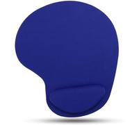 MOUSE PAD, MOUSE MAT ANTI-SLIP COMFORT, MOUSE PAD MAT WITH GEL FOAM, MOUSE MAT REST WRIST SUPPORT FOR PC LAPTOP, EASY CLEANING MOUSEPAD, COMPATIBLE WITH LASER AND OPTICAL MICE, (Blue)
