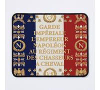 Mouse Pad Napoleonic French flag of the Chasseurs A cheval de la Garde 11.8 x 9.8 inch Computer Mat Gaming Office Mousepad