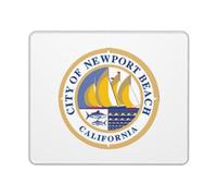 Mouse Pad Newport Beach, California Desktop Mouse Pad Comfortable Table Mat With Anti-Slip Rubber Base For Wireless Mouse Computer Home 25X30Cm