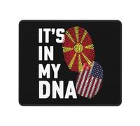 Mouse Pad North Macedonia It'S In My Dna Desktop Mouse Pad With Anti-Slip Rubber Base Table Mat Improves Speed And Precision For Wireless Mouse Desk Pc 25X30Cm