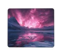 Mouse Pad Northern Lights Small Mouse Mat 27 x 22cm with Non-Slip Rubber Base, Waterproof Mousepad, Gaming Mousemat for Women Kids Men Laptops Keyboard Tray Home Traveling Office Accessories D-49