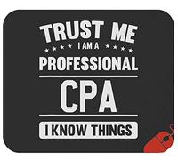 Mouse Pad Novelty Accounting Accountants Cpa Cup Professional Accountant Mouse Mats Comfort Mousepad Soft Desk Mat For Computers Work Office 25X30CM