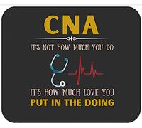 Mouse Pad Nurse Nurse Cna Is How Much Love You Put Desk Mat Soft Mouse Mats Comfort Mousepad For Computers Work Office 25X30CM