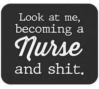 Mouse Pad Nurse Nursing Nursing Student Girls Nurse Themed Graduation Desk Mat Comfort Mousepad Durable Mouse Mats For Home Computers Work 25X30CM