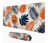 Mouse Pad Orange & Blue 90 x 40 cm Desk Mat, Office Table Blotter 1D#82