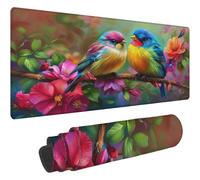 Mouse Pad Orange Color Desk Mat large Animal Mouse and Keyboard Desk Mat Large 1600x800mm With Anti-Slip Base Waterproof Surface Keyboard Mat With Stitched Edges Durable Materials for Office T54