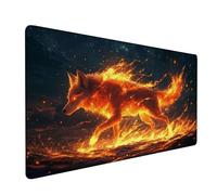 Mouse Pad Orange Color Gaming Mouse Pad Animal Large Size Desk Mat 1600x800x3mm, Waterproof Mousepad, Non-Slip Base-Smooth Cloth Surface, Improved Precision and Speed for Office Gaming Room XZ-711