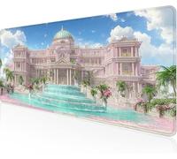 Mouse Pad Palace Gaming Mouse Pad Dream Large Desk Mat 1200x600x3mm,Work From Home Essentials Non-Slip Rubber Base Special Textured Water-Resistant Surface Wear-Resistant Desk Matt For Laptop Y1-257