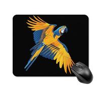 Mouse Pad Parrot Pet Macaw Bird Tropical Printed Comfortable Mousepad Professional Mouse Mat For Laptop Office Typing 25X30cm