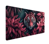 Mouse Pad Pink Gaming Mouse Pad Tiger Large Size Desk Mat 1400x600x3mm,Extended Waterproof Mousepad,Non-Slip Base-Smooth Cloth Surface,Improved Precision and Speed for Home Office Gaming Room XZ-775