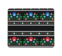 Mouse Pad Polish Folk Flowers Flower Office Mouse Pad for Office 10x12in