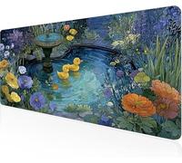 Mouse Pad Pool Gaming Mouse Pad Duck Large Desk Mat 1600x800x3mm,Work From Home Essentials Non-Slip Rubber Base Special Textured Water-Resistant Surface Wear-Resistant For Office Computer,Laptop Y1-34