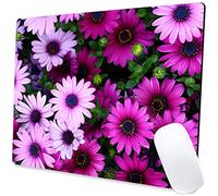 Mouse Pad, Premium-Textured Mouse Mat, Non-Slip Rubber Base Mousepad for Laptop, Computer & PC,9.4"x7.9",African Daisy