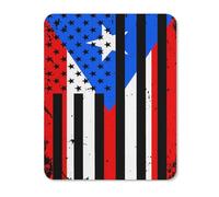 Mouse Pad Puerto Rico Flag Anti-Slip Rubber Base Gaming Mousepad Comfortable Mouse Mat For Desk Work Pc 25X30Cm