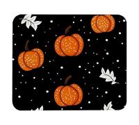 Mouse Pad, Pumpkin Lanterns Polka Dots Washable Office Mousepad Ergonomic Gaming Mousepad For Work Studying Game 25X30Cm
