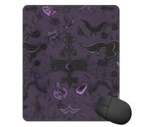 Mouse Pad Purple Black Goth Spooky Portable Mouse Mat Professional Mousepad For Office Pc Gamer 25X30cm