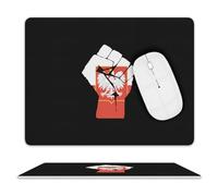 Mouse Pad, Raised Fist Poland Eagle Flag Comfortable Mouse Mat Non-Slip Gaming Mousepad For Pc Gamer Game 25X30Cm
