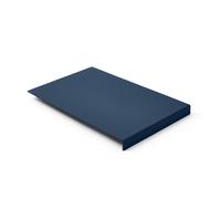 Mouse Pad Real Leather Blue - Steel Structure with Edge Protector