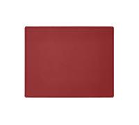Mouse Pad Real Leather Ferrari Red - Square Corners and Perimeter Stitching