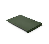 Mouse Pad Real Leather Green - Steel Structure with Edge Protector