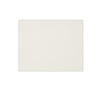 Mouse Pad Real Leather White - Square Corners and Perimeter Stitching