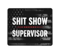 Mouse Pad Shit Show Supervisor Mouse Mats Soft Mousepad Comfort Desk Mat For Office Work Home 25X30CM