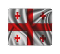 Mouse Pad Silk Style Flag Of Georgia Mouse Pad Soft Gaming Mousepad Waterproof For Work Laptop Computer 25X30Cm