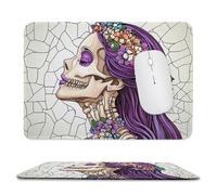 Mouse Pad Skeleton Bride, Small Mouse Mat 40 x 30 cm with Non-Slip Rubber Base, Waterproof Mousepad, Gaming Mousemat for Women Kids Men Laptops Keyboard Tray Home Traveling Office Accessories d-524