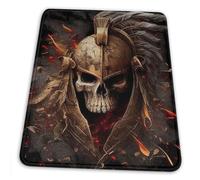 Mouse Pad Skull Spartan Warrior Roman Cool Comfortable Mousepad Portable Mouse Mat For Laptop Studying Work 25X30cm
