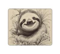 Mouse Pad Sloth My Spirit Animal Mouse Mat Computer Gaming Mouses Pad with Anti-Slip Rubber Base Washable Mouses Mat for Laptop Computer Mats for Office Gaming 9.4"x7.9"