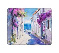 Mouse Pad Small Town Scenery Small Mouse Mat 30 x 25cm with Non-Slip Rubber Base, Waterproof Mousepad, Gaming Mousemat for Women Kids Men Laptops Keyboard Tray Home Traveling Office Accessories D-938