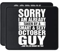 Mouse Pad Sorry I Am Already Taken By A Smart & Sexy October Guy