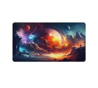 Mouse Pad Space Fantasy Landscape Extended Mouse Pad 40x75cm Desk Mat for Gaming Sensors Low Surface Friction Non Slip Mac And PC Gaming Accessories