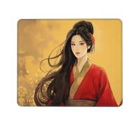 Mouse Pad Square Cute Mouse Pads for Wireless Golden Retriever Mouse Mat with Non-Slip Rubber Base Washable Computer Mousepads Small Mouse pad for Home