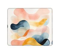 Mouse Pad Square Cute Mouse Pads for Wireless Layered Watercolor Mouse Mat with Non-Slip Rubber Base Washable Computer Mousepads Small Mouse pad for Home Office Gaming Working Desk Decor 7.9 x 9.5 in