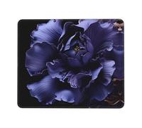 Mouse Pad Square Cute Mouse Pads for Wireless Purple Flower Texture Mouse Mat with Non-Slip Rubber Base Washable Computer Mousepads Small Mouse pad for Home Office Gaming Working Desk Decor 7 x 8.6 in