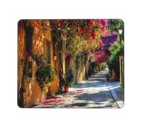 Mouse Pad Street Small Mouse Mat 25 x 20cm with Non-Slip Rubber Base, Waterproof Mousepad, Gaming Mousemat for Women Kids Men Laptops Keyboard Tray Home Traveling Office Accessories D-416