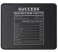 Mouse Pad Success Nutritional Facts Inspirational Motivational Entrepreneur Quotes Desk Mat Soft Mouse Mats Comfort Mousepad For Work Office Computers 25X30CM