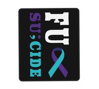 Mouse Pad Suicide Prevention Awareness Fuck Desk Mat Soft Mousepad Comfort Mouse Mats For Home Computers Work 25X30CM